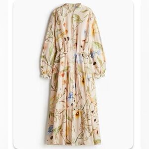 H&M Floral Long Sleeve Dress